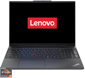 Laptop Lenovo ThinkPad E16 Gen 2 WUXGA IPS AMD Ryzen 5 7535HS 16GB DDR5 512GB SSD AMD Radeon 660M No OS Black 