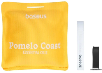 Odorizant auto Baseus Margaret Series, Pomelo Coast, Galben 