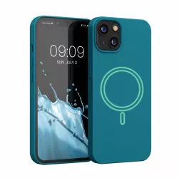 Husa pentru Apple iPhone 13 Silicon Verde 56559.57 kwmobile 