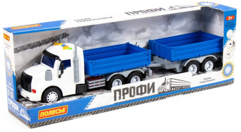 Camion + remorca cu lumina si sunet 53.5x11.5x18.5 cm Polesie 