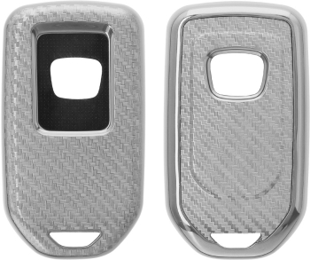 Husa Cheie Auto Kwmobile pentru Honda 3 Butoane Argintiu Silicon KWM000025CM001C 