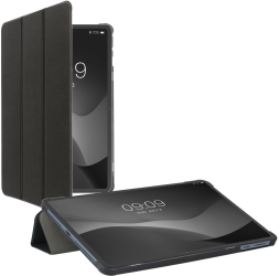 Husa inteligenta Kwmobile pentru Honor Pad 8 Gri inchis Piele ecologica KWM0000184Y003C