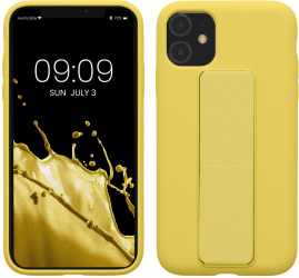 Husa Kwmobile pentru Apple iPhone 11 Galben Silicon KWM000015WC008C 