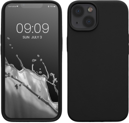 Husa Kwmobile pentru Apple iPhone 13 Negru Silicon KWM000013OV088C 