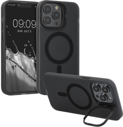 Husa Kwmobile pentru Apple iPhone 13 Pro Max Negru/Transparent Silicon 61941.01 