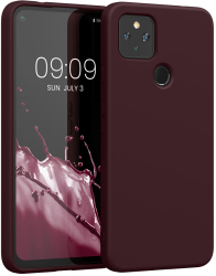 Husa Kwmobile pentru Google Pixel 4a 5G Visiniu Silicon KWM0000125H017C 