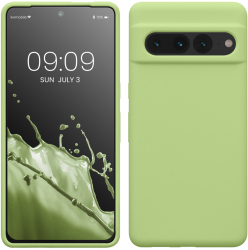 Husa Kwmobile pentru Google Pixel 7 Pro Verde deschis Silicon KWM0000171J024C 