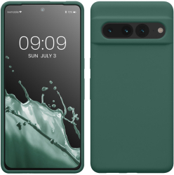 Husa Kwmobile pentru Google Pixel 7 Pro Verde Silicon KWM0000171J031C 