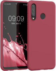 Husa Kwmobile pentru Huawei P30 Lite Roz inchis Silicon KWM000009NH057C 