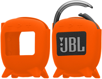 Husa Kwmobile pentru JBL Clip 4 Portocaliu Silicon KWM0000181U003C 