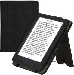 Husa Kwmobile pentru Kobo Clara 2E Negru Piele ecologica KWM000017NR008C 