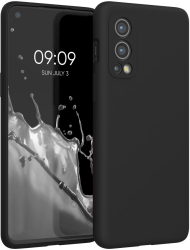 Husa Kwmobile pentru OnePlus Nord 2 5G Negru Silicon KWM000013UZ038C 