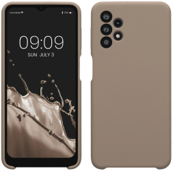 Husa Kwmobile pentru Samsung Galaxy A32 5G Bej Silicon KWM000012IW044C 
