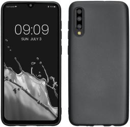 Husa Kwmobile pentru Samsung Galaxy A50 Gri Silicon KWM000009TA013C 