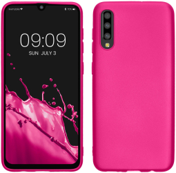 Husa Kwmobile pentru Samsung Galaxy A50 Roz Silicon KWM000009TA011C 