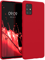 Husa Kwmobile pentru Samsung Galaxy A51 Rosu Silicon KWM000010YZ043C 