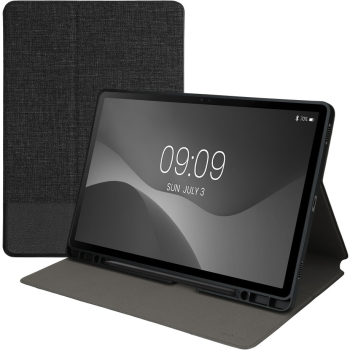 Husa Kwmobile pentru Samsung Galaxy Tab S9 Plus/Galaxy Tab S9 FE Plus Negru Textil KWM000023PP001C 