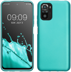 Husa Kwmobile pentru Xiaomi Redmi Note 10/Redmi Note 10S Verde deschis Silicon KWM000012NZ011C 