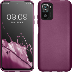 Husa Kwmobile pentru Xiaomi Redmi Note 10/Redmi Note 10S Visiniu Silicon KWM000012NZ010C 