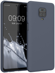 Husa Kwmobile pentru Xiaomi Redmi Note 9S/Redmi Note 9 Pro/Redmi Note 9 Pro Max Albastru inchis Silicon KWM000011AH047C 