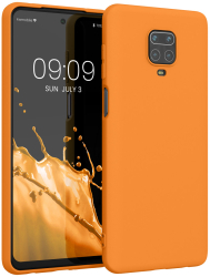 Husa Kwmobile pentru Xiaomi Redmi Note 9S/Redmi Note 9 Pro/Redmi Note 9 Pro Max Portocaliu Silicon KWM000011AH048C 