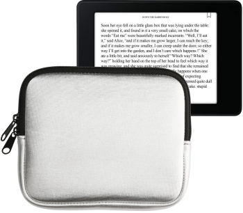 Husa Universala Kwmobile pentru eBook Reader de 7 inch Argintiu Neopren KWM0000151W010C 