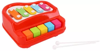 Pian si xilofon TechnoK rosu 