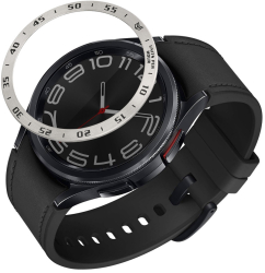 Rama cadran Kwmobile pentru Samsung Galaxy Watch 6 Classic Argintiu Aluminiu KWM000024TK002C 