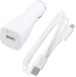 Samsung incarcator original 2A auto cu micro USB cablu Culoare Alb 