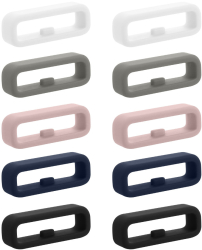 Set 10 Bucle suport pentru curea de 22 mm Multicolor Silicon KWM000024YJ001C 