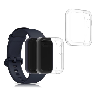 Set 2 Huse pentru Xiaomi Mi Watch Lite / Redmi Watch Silicon Transparent 54528.01 