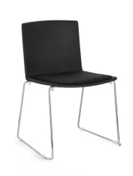 Set 4 scaune argintiu negru Giulia 43.5x50x79 cm 