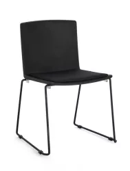 Set 4 scaune negre Giulia 43.5x50x79 cm 