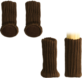 Set 4 Sosete Kwmobile pentru scaun Maro Textil KWM000018LL002C 