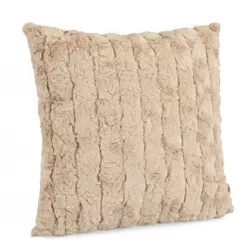 Set 6 perne textil bej Wolly 45x45 cm 