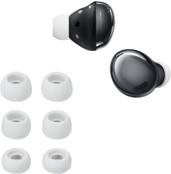 Set 6 Varfuri de schimb Kwmobile pentru Samsung Galaxy Buds Pro Gri Silicon KWM000025DT002C