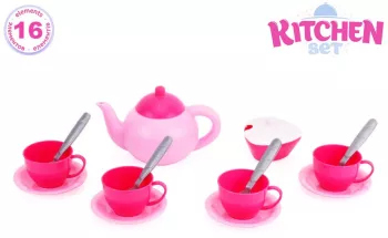 Set de ceai 4 persoane TechnoK 16 elemente 
