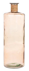Vaza sticla roz 27.5x79 cm 