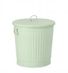 Cos gunoi zinc verde London 22x18.5x21.5 cm 