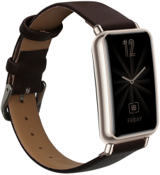 Curea Kwmobile pentru Huawei Watch Fit mini Maro Piele naturala KWM0000174K007C 