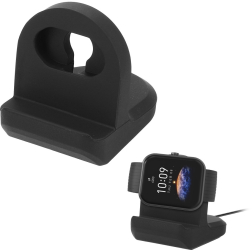 Docking stand Kwmobile pentru Amazfit GTR Mini/Bip 3/Bip 3 Pro Negru Silicon KWM0000257E001C 