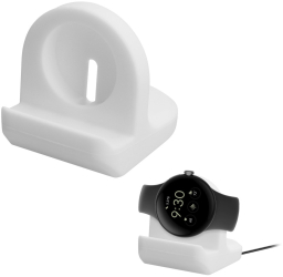 Docking stand Kwmobile pentru Google Pixel Watch Alb Silicon KWM0000257C002C 