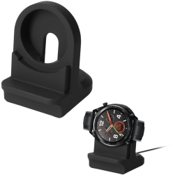 Docking stand Kwmobile pentru Huawei Watch 3/Watch 3 Pro/Watch GT3 Negru Silicon KWM0000257D001C 