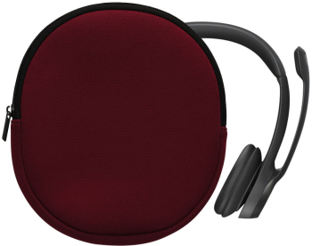 Husa Casti Kwmobile pentru Logitech H390 Visiniu Neopren KWM000018YQ003C 