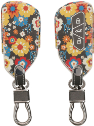 Husa Cheie Auto Kwmobile pentru VW 3 Butoane Multicolor Piele ecologica KWM000011US005C 