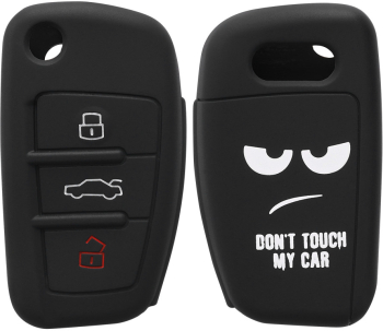 Husa Cheie Auto pentru Audi - 3 Butoane Silicon Negru 42978.03 