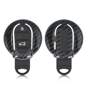 Husa Cheie Auto pentru Mini Cooper - 3 Butoane Plastic Negru 49073.01 
