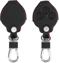 Husa Cheie Auto pentru Smart - 3 Butoane Piele ecologica Negru 45291.01 