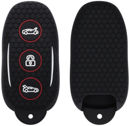 Husa Cheie Auto pentru Tesla - Model S - Smart Key kwmobile Silicon Negru 49066.01 