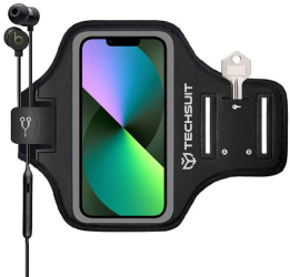 Husa de Telefon pentru Alergare velcro max 6.8 Inch - Marmalis TH20 Negru 